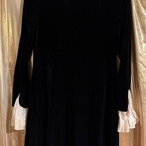 Bailey 44 Black Dress with Cream Accents